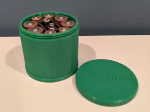 Multi-Battery Screw Lid Holder
