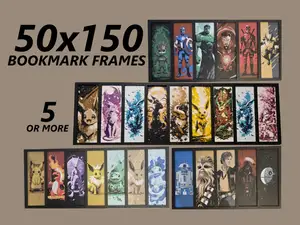 50x150 Bookmark Frames (5 Or More Bookmarks)