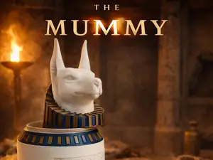 Canopic Jar Dog “The Mummy” Replica