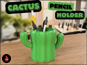 Cactus Pencil Holder