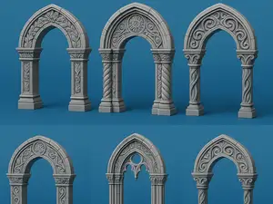 Gothic Archway Collection – Modular Stone Portals
