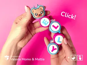 Customizable Alphabet Clicker & Keychain