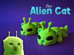 Flexi Alien Cat