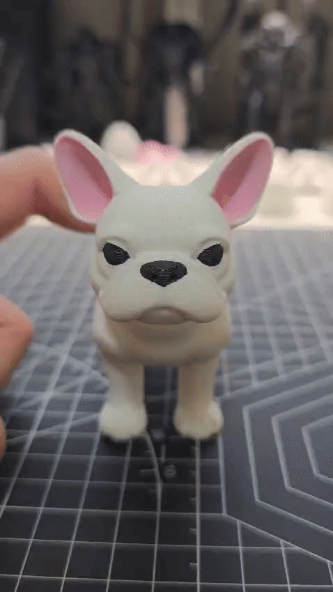 Гибкие французские бульдоги для 3D-принтера