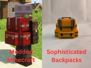 Modded Minecraft Sophisticated Backpacks AMS+NoAMS