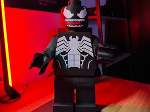 Venom Symbiote Brick Modular Figure (16")