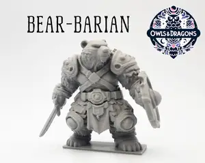 The Bearbarian - Owls & Dragons