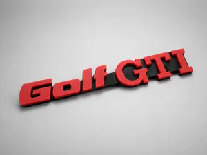 Golf 2 GTI Heckemblem – zweifarbig