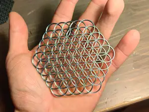 Flower Of Life Pattern Coasters