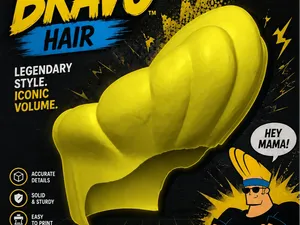 Johnny Bravo Hair fullsize 1:1