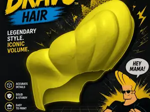 Johnny Bravo Hair fullsize 1:1