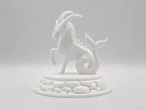 Geometric Capricorn Sculpture