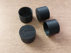 Round Furniture Leg Caps 20–30mm-11 Sizes-Labeled