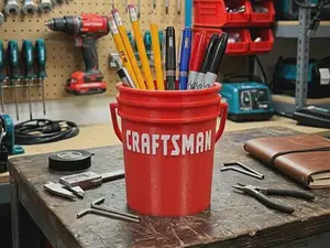 Mini CRAFTSMAN Tool Bucket - Tool Brand Organizer