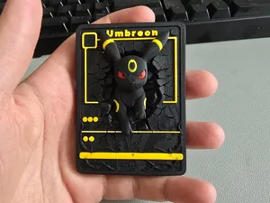 3d Umbreon TCG Card