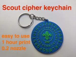 Scout cipher keychain V2.1