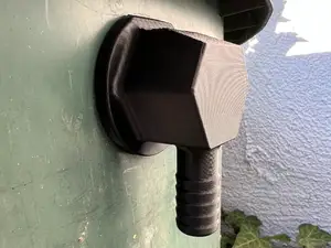 D30 Water barrel angle connection 3/4" D19 1" D25