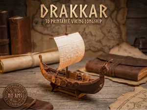 BARCO VIKINGO DRAKKAR (NO AMS)