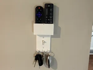 Single light switch cover (Dual Remote) 