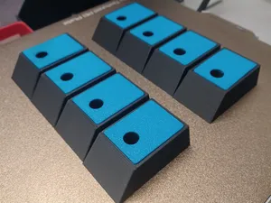 Feet for PC case with Optional TPU Insert