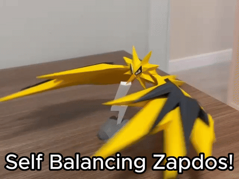 Self Balancing Zapdos! Multipart printing!