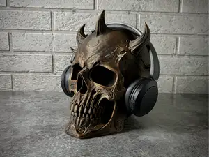 The Horned Skull - Headphone Stand