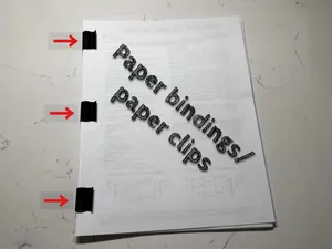 Dual Function Paper Binding Clip