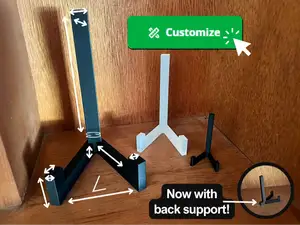 Simple Display Stand Parametric Fully Customizable