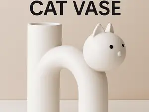 Cat Vase