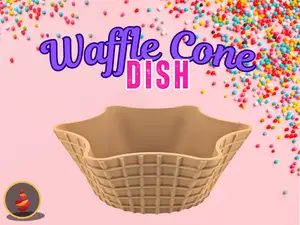 Waffle Cone Dish