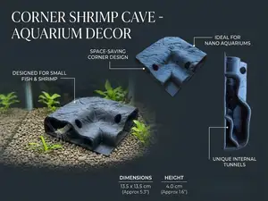 CornerShrimp Cave – Ultimate Nano Aquarium Cave