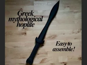 Greek mythological hoplite sword