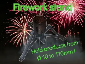 Firework stand / holder. Stable 3 leg stand!