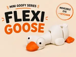 Mini Goofy series – GOOSE flexi, Movable Eyes