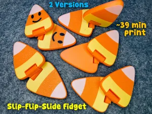 Candy Corn Halloween Flip and Slip Fidget (40 min)
