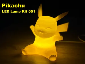 Pikachu lamp for LED Lamp Kit 001