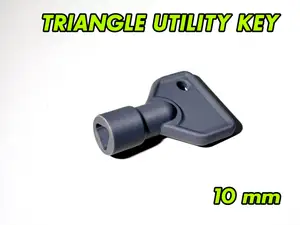 Triangular Utility Key - 10 mm
