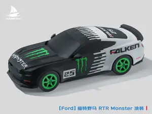 【Ford】福特野马 RTR Monster Energy赛车 肌肉车 漂移冠军车 组装/轮胎可动