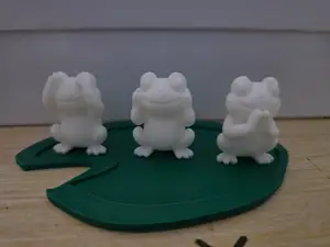 3 Wise Frogs