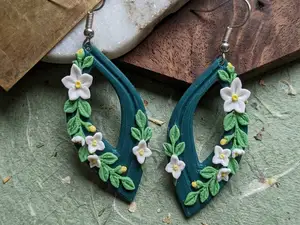 Botanical Marquise Dangle Earrings