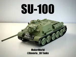 SU-100 Tank Destroyer 1:35 Scale Easy assembly