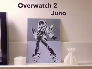Juno Overwatch 2 - Wall portrait