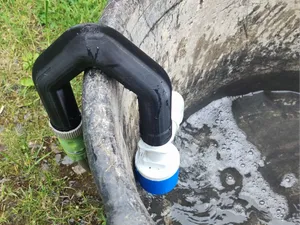 Regentonne / Wasserfass Automatikbefüllung