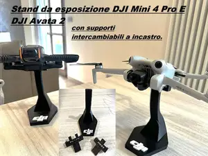 Stand da esposizione DJI Mini 4 Pro E DJI Avata 2