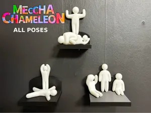 Meccha Chameleon All Poses