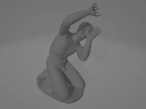 Kneeling Youth – Classical Roman Sculpture