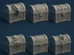 Fantasy Treasure Chests Pack