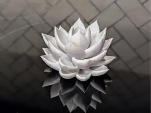 Stone Succulent Sculpture