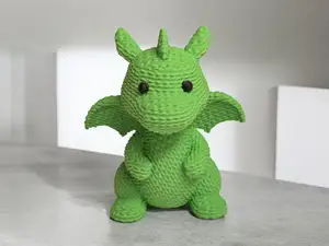 Cute Knitted Dragon