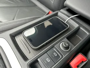 Audi Q3 F3 cupholder cover with wireless charger